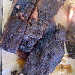 Dry overcooked cold ribs