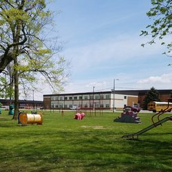 Goodrich Park - Playground on the east side, north of the pool