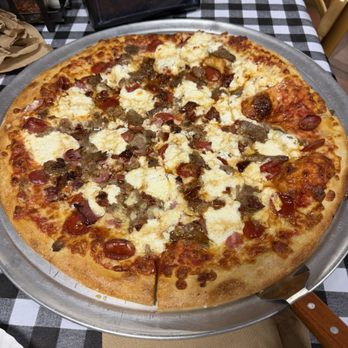 Killer Pizza - Meat Massacre W/ Ricotta and Hot Honey - Pizza Near Me - St. Petersburg, Florida Killer Pizza - Meat Massacre W/ Ricotta and Hot Honey - Pizza Near Me - St. Petersburg, Florida