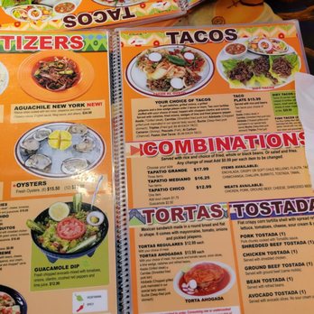 El Tapatio - Sorry I didn't realize I cut the bottom of the menu - Mexican Near Me - Page, Arizona El Tapatio - Sorry I didn't realize I cut the bottom of the menu - Mexican Near Me - Page, Arizona
