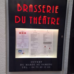 Brasserie du Theatre - Carte du restaurant