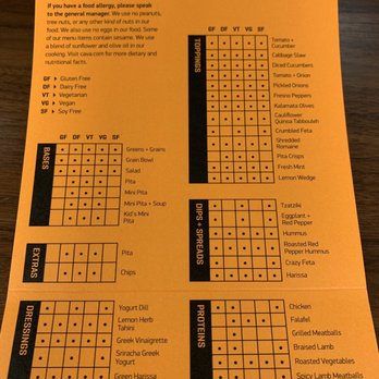CAVA - Dietary Info for all menu items - Mediterranean Near Me - Irvine, California CAVA - Dietary Info for all menu items - Mediterranean Near Me - Irvine, California