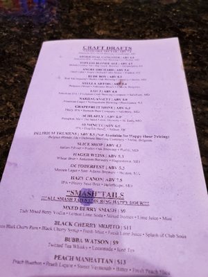 Menu photo 1 Smashed Bar and Grille West Ocean City, MD Menu photo 1 Smashed Bar and Grille West Ocean City, MD