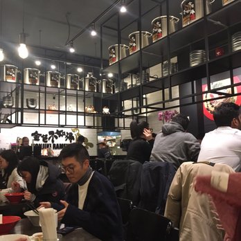 Konjiki Ramen - So cold that people are eating with their jackets on ): - Ramen Near Me - Toronto, Ontario