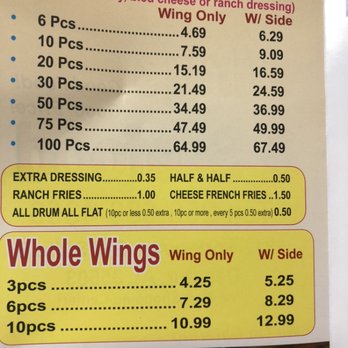 Wings and Seafood - Yes, you read that right! 100 wings for under 67$ dollars! Come grab a party pack for holidays and parties! - Chicken Wings Near Me - Decatur, Alabama Wings and Seafood - Yes, you read that right! 100 wings for under 67$ dollars! Come grab a party pack for holidays and parties! - Chicken Wings Near Me - Decatur, Alabama