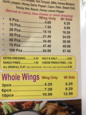 Menu photo 1 Wings and Seafood Decatur, AL Menu photo 1 Wings and Seafood Decatur, AL
