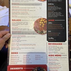 Red Baron Wings & Pizza - 2023 menu
