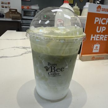 Busy Bee Coffee & Wine Bar - Matcha Freddo - Coffee & Tea Near Me - Queens, New York Busy Bee Coffee & Wine Bar - Matcha Freddo - Coffee & Tea Near Me - Queens, New York