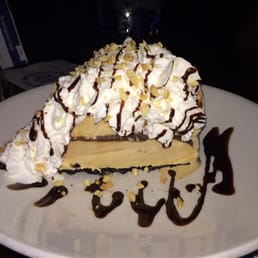 The mud pie. Absolutely decadent and, trust me, it will feed three.