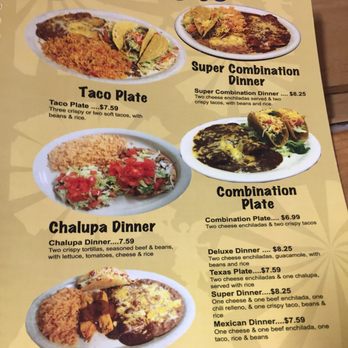 Mexico City Cafe - Menu P6 - New American Near Me - Brady, Texas