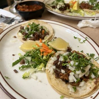 El Metate - Tacos Suaves. Many to choose from, I had the Asada and Al Pastor - Mexican Near Me - Pasadena, California