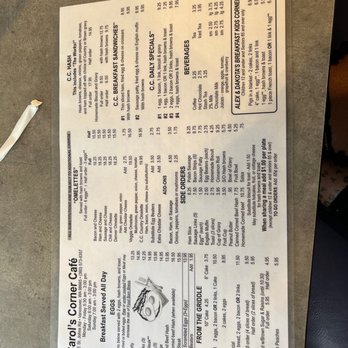 Carol's Corner Cafe - Menu - American Near Me - Vancouver, Washington Carol's Corner Cafe - Menu - American Near Me - Vancouver, Washington