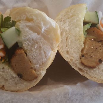 Pho Cyclo Cafe - Báhn Mì Nem Nu'ó'ng (Grilled Meatball Hoagie) - Vietnamese Near Me - Philadelphia, Pennsylvania
