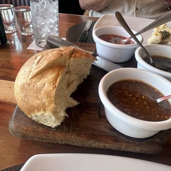 La Vaca Argentina - Warm bread. Amazing home made sauces - Steakhouses Near Me - Puerto Vallarta, JAL