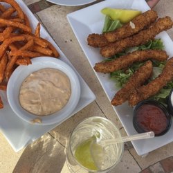 San Simeon Restaurant - Appetizers. Sweet Potato Fries & Calamari Strips.