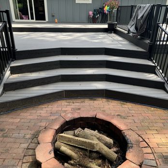 MRC Construction & Remodeling - Deck step down - General Contractors Near Me