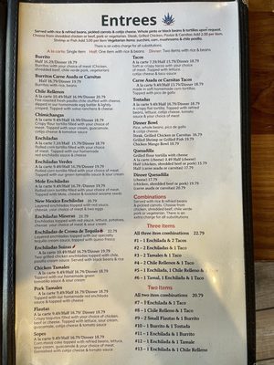 Menu photo 2 La Penca Azul Alameda, CA