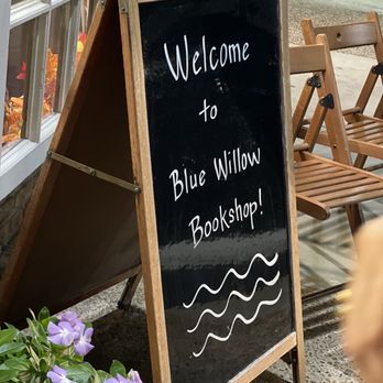 Blue Willow Bookshop - Sign at entrance - Bookstores Near Me - Houston, Texas