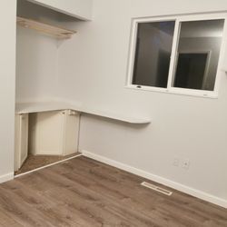 Above and Beyond Specialty Contracting - Installed custom made desk, shelves, painted bedrooms,
