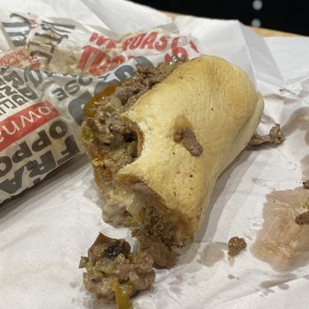 Capriotti's Sandwich Shop - A delicious Hot cheese steak . So good I almost didn't get a picture. - Sandwiches Near Me - Charlotte, North Carolina Capriotti's Sandwich Shop - A delicious Hot cheese steak . So good I almost didn't get a picture. - Sandwiches Near Me - Charlotte, North Carolina