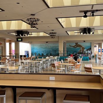Oki's Box Lunches & Restaurant - Food court outside Oki's (where you sit) - Hawaiian Near Me - Lihue, Hawaii