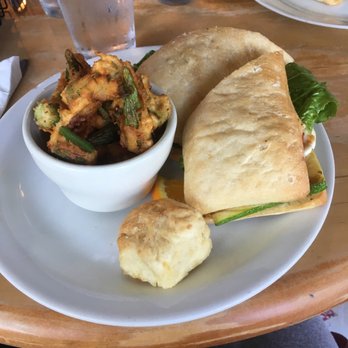 The Basics - grateful bread sandwich with fried okra! - Southern Near Me - Wilmington, North Carolina
