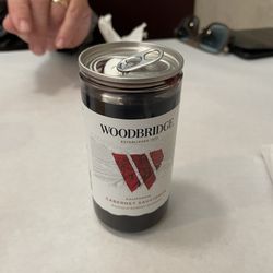 Tyroni's Pizza - Cabernet in a plastic can! At least there were two 5 oz. cans which is a good pour.