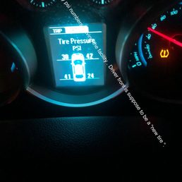 My PSI when I left . I had to put air in my own tire because they didn't really check as indicated on my receipt .