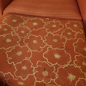 Courtyard by Marriott Hartford Manchester - Dirt and tears on ottoman and chaise - Hotels Near Me - Manchester, Connecticut Courtyard by Marriott Hartford Manchester - Dirt and tears on ottoman and chaise - Hotels Near Me - Manchester, Connecticut