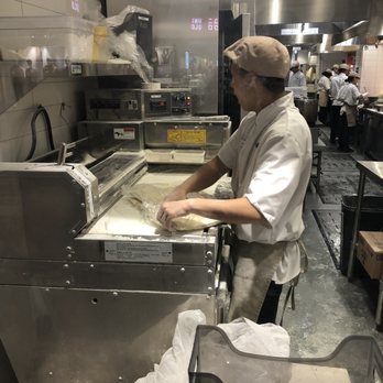 Marugame Udon - Employees working hard, making delicious udon - Japanese Near Me - Costa Mesa, California