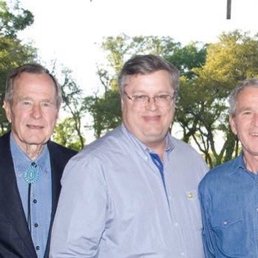 Two Presidents and one State Senator. Two Presidents and one State Senator.