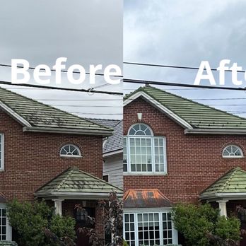 Power Cleaners corp - Our softwash technique works wonders in restoring roofs to their former glory. - Pressure Washers Near Me Power Cleaners corp - Our softwash technique works wonders in restoring roofs to their former glory. - Pressure Washers Near Me