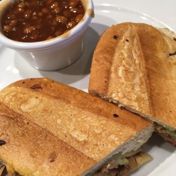 Smokey Bones Greensburg - Cuban panini and baked beans. Beans were very sweet but the Cuban was delicious! (4/5) - Barbeque Near Me - Greensburg, Pennsylvania Smokey Bones Greensburg - Cuban panini and baked beans. Beans were very sweet but the Cuban was delicious! (4/5) - Barbeque Near Me - Greensburg, Pennsylvania