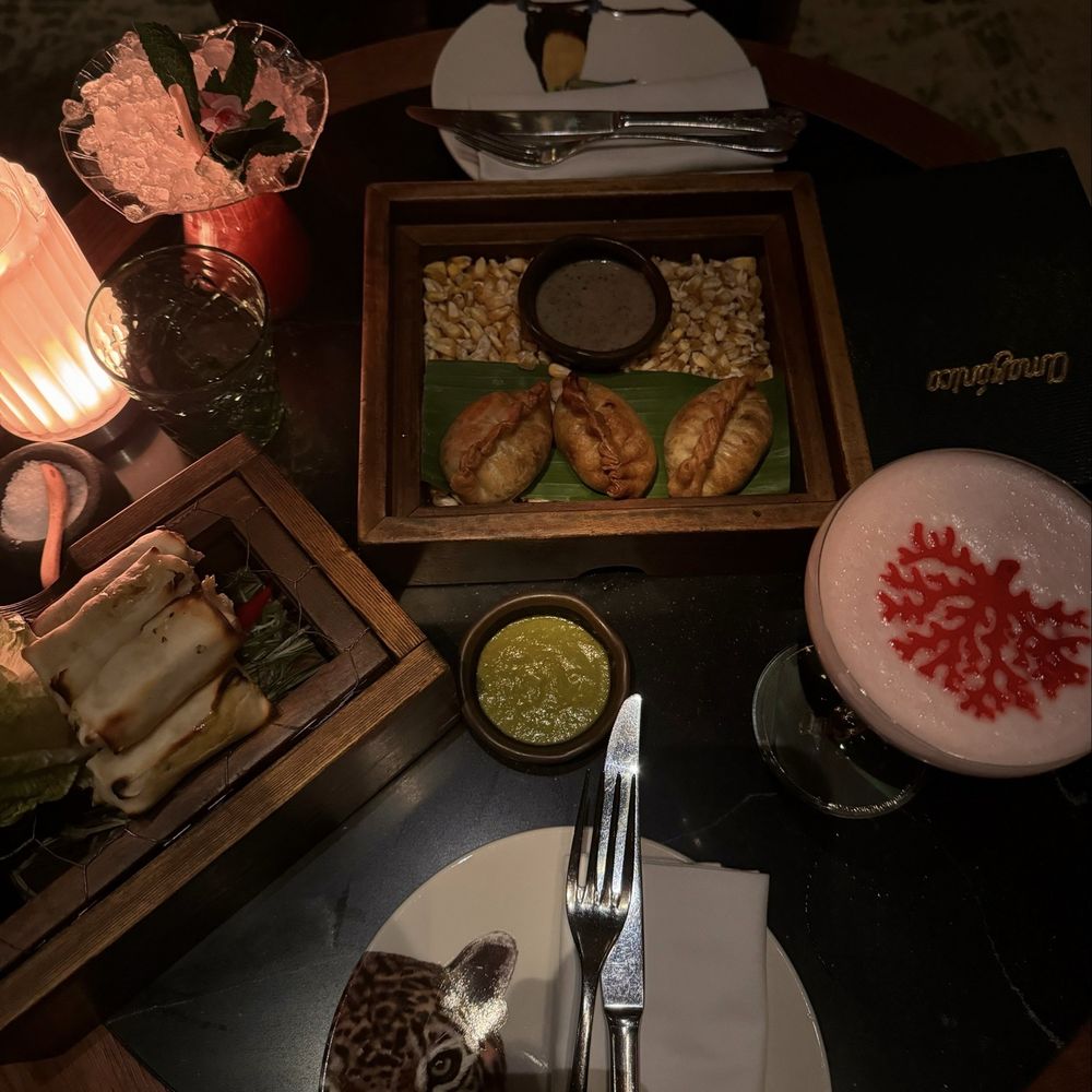 Amazonico London - chicken tequeños and wagyu beef empanadas - Latin American Near Me - London, XGL Amazonico London - chicken tequeños and wagyu beef empanadas - Latin American Near Me - London, XGL