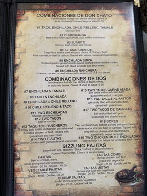 Menu photo 1 Don Chato Leona Valley, CA Menu photo 1 Don Chato Leona Valley, CA