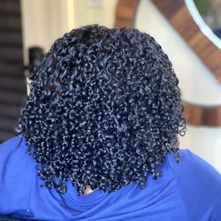 Ajoi Allure - Wash N Go, curls defined and hydrated on natural hair.