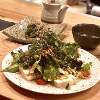 EBESU Robata & Sushi - Tofu Salad! Loved that peanut crunch! - Sushi Bars Near Me - Plano, Texas