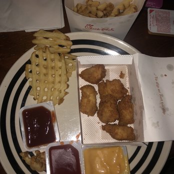 Chick-fil-A - Nuggets & Chick-fil-A Waffle Potato Fries- - Fast Food Near Me - Cary, North Carolina