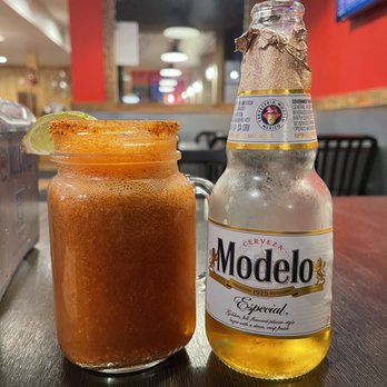 The Boiling Crab - Michelada with Modelo - Seafood Near Me - Washington, DC, District of Columbia