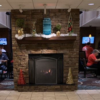 Staybridge Suites Indianapolis Downtown-Conv Ctr - Fire place in the lobby - Hotels Near Me - Indianapolis, Indiana