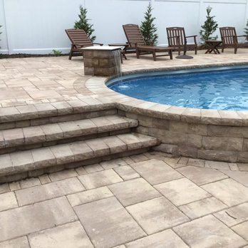 Outdoor Masters - Semi-Pool Wall
Raised patio landing with staircase
2 custom waterfall piers - Landscaping Near Me Outdoor Masters - Semi-Pool Wall
Raised patio landing with staircase
2 custom waterfall piers - Landscaping Near Me