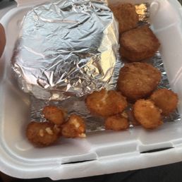 according to The "Manager" Collin, this is the "cookout standard" for cheese curds. according to The "Manager" Collin, this is the "cookout standard" for cheese curds.