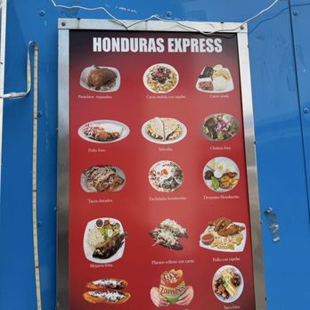 Honduras Express - Menu accurate as of 01/23/25 - Food Trucks Near Me - Greenville, South Carolina