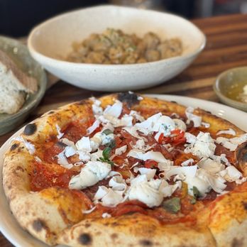 Esther's Kitchen - DIAVOLA $22. Sourdough pizza. Sopresatta and ibérico chorizo. Greasy. Salty. Great! - Italian Near Me - Las Vegas, Nevada Esther's Kitchen - DIAVOLA $22. Sourdough pizza. Sopresatta and ibérico chorizo. Greasy. Salty. Great! - Italian Near Me - Las Vegas, Nevada