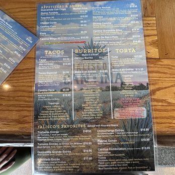 Jalisco's Cantina - Menu - Mexican Near Me - Milwaukee, Wisconsin Jalisco's Cantina - Menu - Mexican Near Me - Milwaukee, Wisconsin