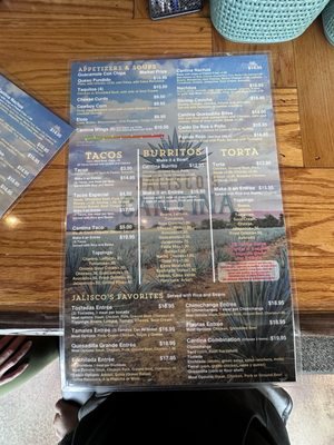 Menu photo 1 Jalisco's Cantina Milwaukee, WI Menu photo 1 Jalisco's Cantina Milwaukee, WI