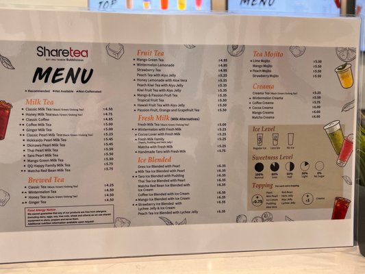 Menu photo 6 Sharetea Gresham, OR