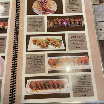 E Sushi - Menu - Japanese Near Me - Whittier, California