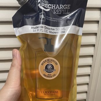 L'Occitane en Provence - Amande shower oil  refill. - Cosmetics & Beauty Supply Near Me - Skokie, Illinois