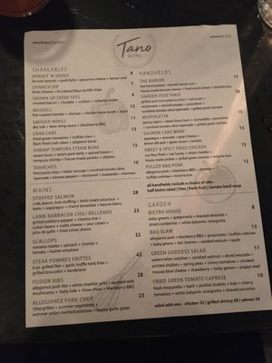 Menu photo 4 Tano Bistro Hamilton, OH Menu photo 4 Tano Bistro Hamilton, OH